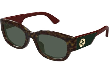 Ochelari de soare Gucci GG1667SK 002 Pătrați Havana