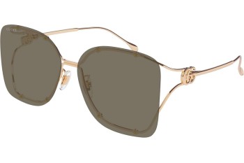 Ochelari de soare Gucci GG1713SA 002 Pătrați Aurii