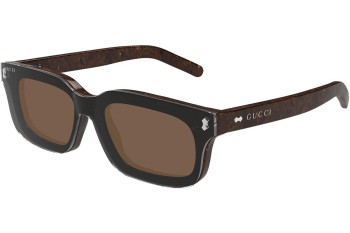 Ochelari de soare Gucci GG1711S 003 Pătrați Maro