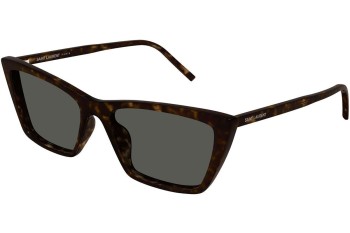 Ochelari de soare Saint Laurent SL737MICATHIN 002 Cat Eye Havana