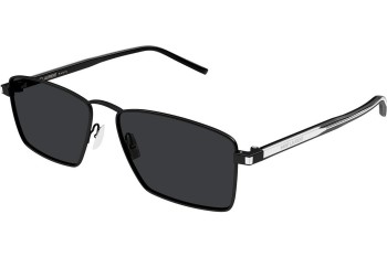 Ochelari de soare Saint Laurent SL700 001 Dreptunghiulari Negri