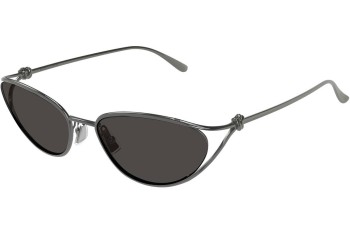 Ochelari de soare Bottega Veneta BV1330S 001 Ovali Gri