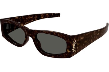 Ochelari de soare Saint Laurent SLM140 003 Ovali Havana