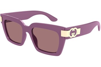 Ochelari de soare Gucci GG1689S 004 Pătrați Violeți