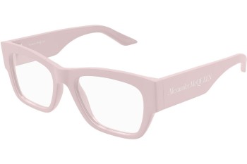 Ochelari Alexander McQueen AM0436O 006 Dreptunghiulari Roz