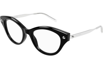 Ochelari Alexander McQueen AM0485O 001 Cat Eye Negri