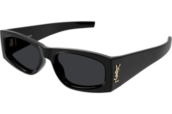 Ochelari de soare Saint Laurent SLM140 001 Ovali Negri