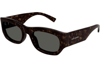 Ochelari de soare Saint Laurent SL713 002 Pătrați Havana