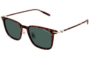 Ochelari de soare Mont Blanc MB0354S 002 Pătrați Havana