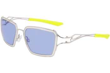 Ochelari de soare Nike EV24049 041 Pătrați Argintii