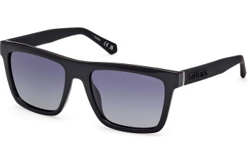 Ochelari de soare Guess GU00166 01D Polarized Pătrați Negri