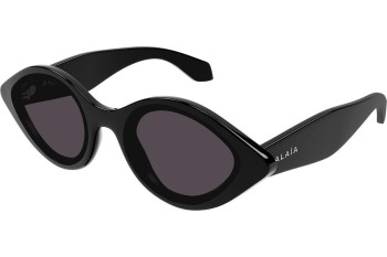 Ochelari de soare Azzedine Alaia AA0069S 001 Ovali Negri