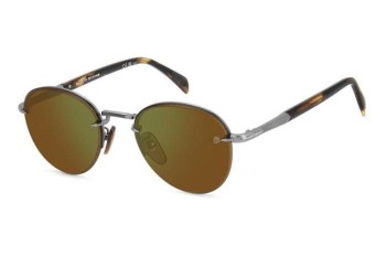 Ochelari de soare David Beckham DB1173/S 50L/MT Rotunzi Gri