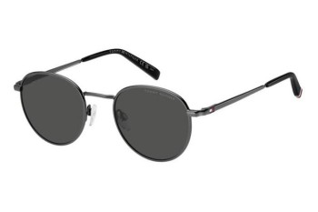 Ochelari de soare Tommy Hilfiger TH2217/S KJ1/IR Rotunzi Gri