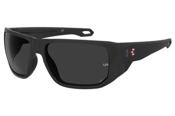 Ochelari de soare Under Armour UAATTACK2 SZE/6C Dreptunghiulari Negri