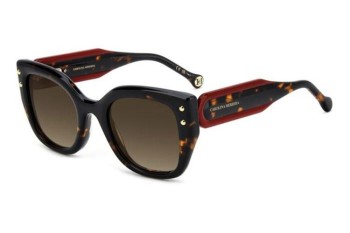 Ochelari de soare Carolina Herrera HER0312/S 086/HA Cat Eye Havana