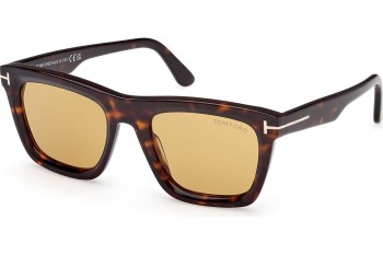 Ochelari de soare Tom Ford Lelio FT1207 52E Pătrați Havana