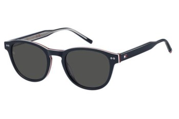 Ochelari de soare Tommy Hilfiger TH2186/S PJP/IR Rotunzi Albaștri