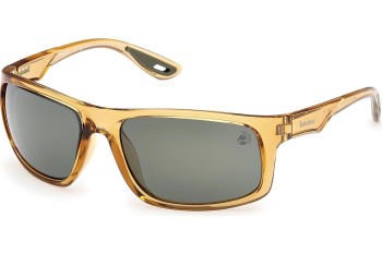 Ochelari de soare Timberland TB00034 27R Polarized Dreptunghiulari Galbeni