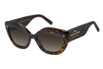 Ochelari de soare Marc Jacobs MARC800/S AIO/HA Cat Eye Havana