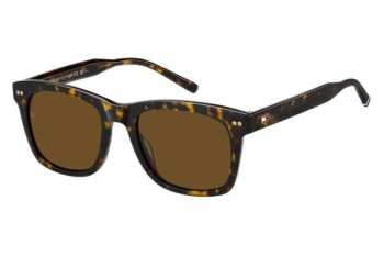 Ochelari de soare Tommy Hilfiger TH2184/S 086/70 Pătrați Havana