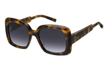 Ochelari de soare Tommy Hilfiger TH2208/S 05L/08 Cat Eye Havana