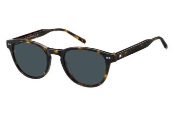 Ochelari de soare Tommy Hilfiger TH2186/S 086/KU Rotunzi Havana