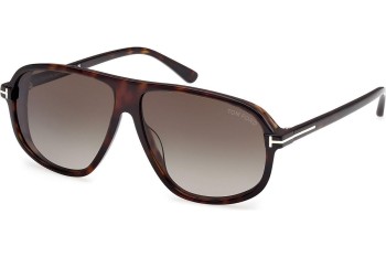 Ochelari de soare Tom Ford Guillaume FT1208 52K Pilot Havana