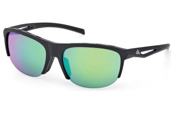 Ochelari de soare Adidas Sport SP0112 02Q Pătrați Negri