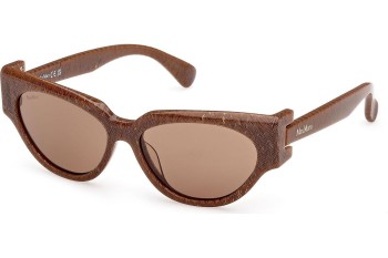 Ochelari de soare Max Mara Clip-1 MM0139 56E Cat Eye Havana