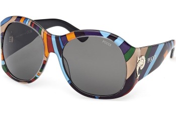 Ochelari de soare Emilio Pucci EP0233 99A Rotunzi Multicolor