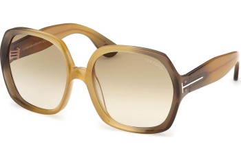 Ochelari de soare Tom Ford Saffron FT1221 41F Pătrați Galbeni