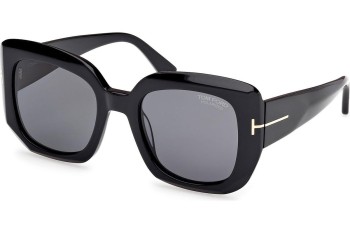 Ochelari de soare Tom Ford Carla-02 FT1220 01D Polarized Cat Eye Negri