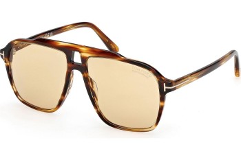 Ochelari de soare Tom Ford Autari FT1209 56E Pătrați Havana