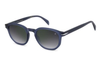 Ochelari de soare David Beckham DB1007/S FLL/NU Rotunzi Albaștri