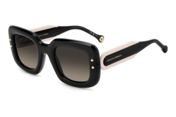 Ochelari de soare Carolina Herrera HER0313/S 3H2/HA Cat Eye Negri