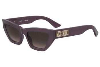 Ochelari de soare Moschino MOS182/S 0T7/HA Cat Eye Violeți