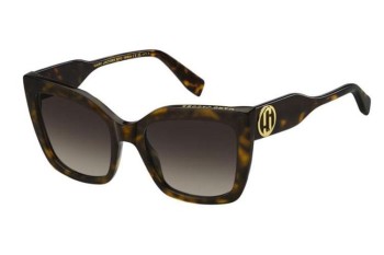 Ochelari de soare Marc Jacobs MARC811/S 086/HA Cat Eye Havana