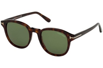 Ochelari de soare Tom Ford FT0752 52N Rotunzi Havana