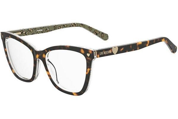 Ochelari Love Moschino MOL593 2VM Cat Eye Havana