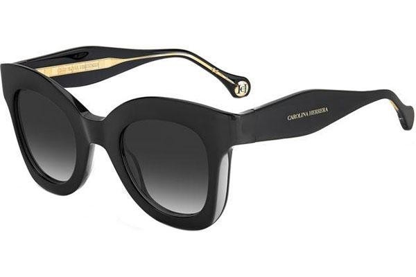 Ochelari de soare Carolina Herrera CH0014/S 08A/9O Cat Eye Negri