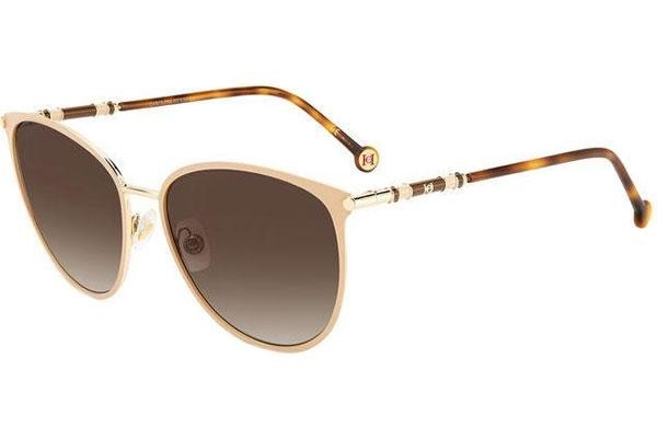 Ochelari de soare Carolina Herrera CH0029/S BKU/HA Pilot Aurii