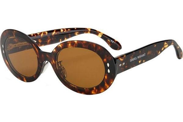 Ochelari de soare Isabel Marant IM0003/S 086/70 Rotunzi Havana