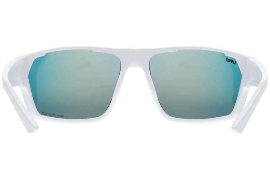 Ochelari de soare uvex sportstyle 233 P White Mat S3 Polarized Dreptunghiulari Albi