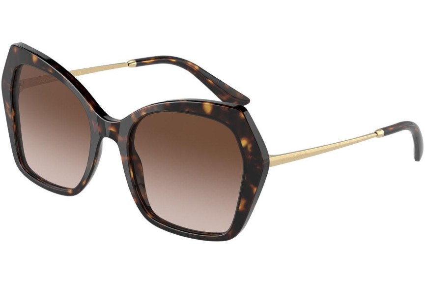 Ochelari de soare Dolce & Gabbana DG4399 502/13 Cat Eye Havana