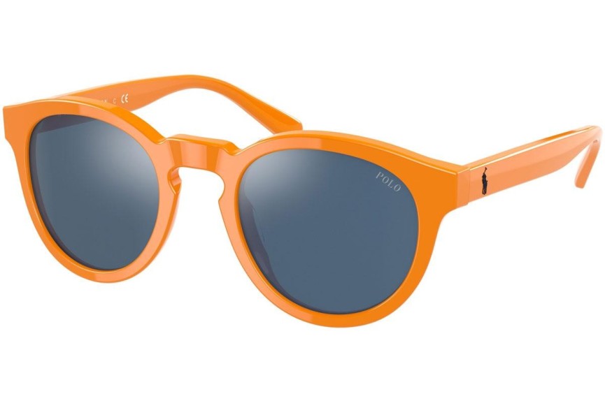 Ochelari de soare Polo Ralph Lauren PH4184 596855 Rotunzi Portocalii