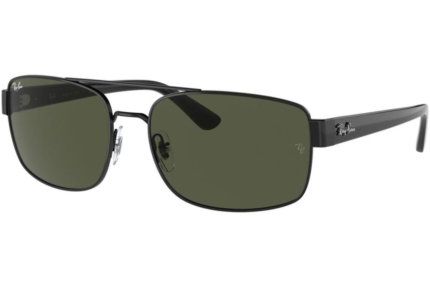 Ochelari de soare Ray-Ban RB3687 002/31 Dreptunghiulari Negri