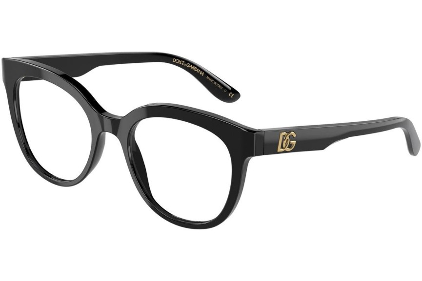 Ochelari Dolce & Gabbana DG3353 501 Rotunzi Negri