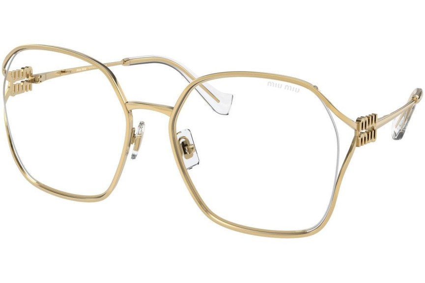 Ochelari de soare Miu Miu MU52WS 5AK08N Oversize Aurii