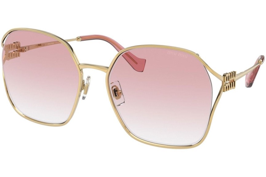 Ochelari de soare Miu Miu MU52WS 5AK06S Oversize Aurii